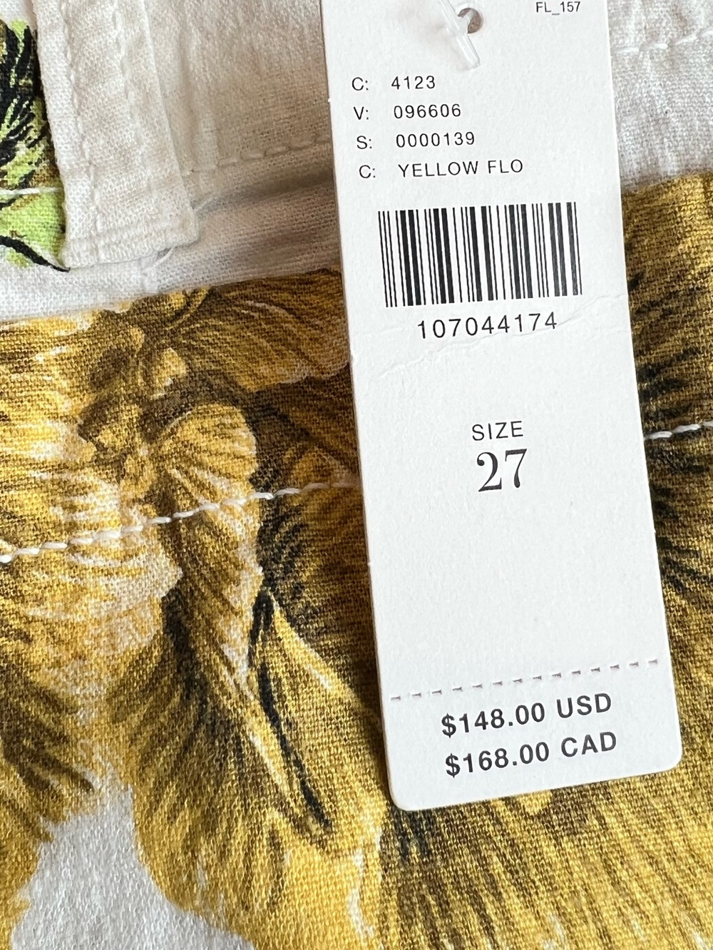 Anthropologie Colette Pants Maeve Linen Blend High Rise Cropped Wide Leg New 27 - Picture 14 of 15
